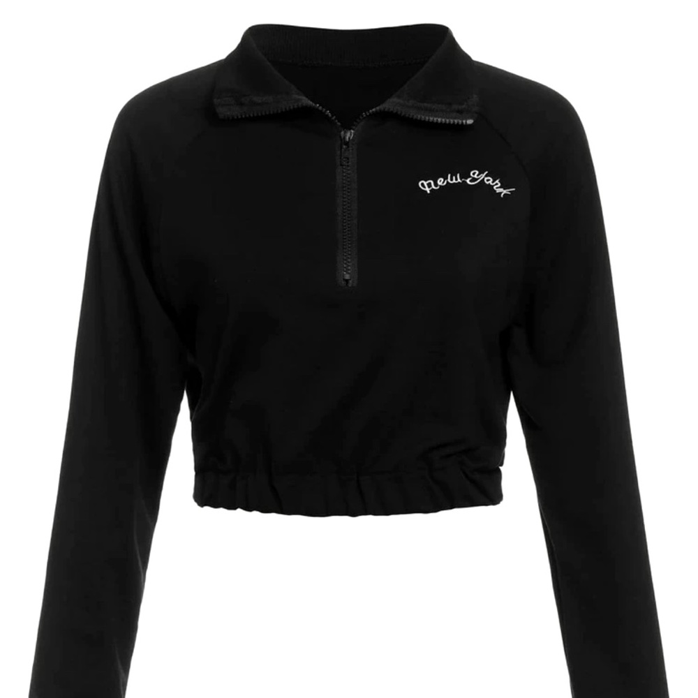 Cropped Zip Up